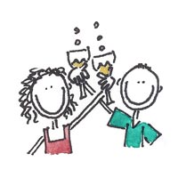 a couple of cheers