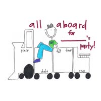 all aboard invite
