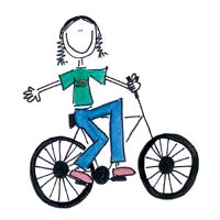 biker girl