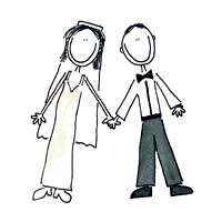 bride and groom