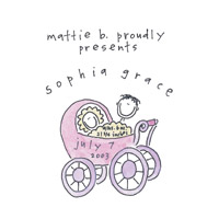 carriage ride baby announcement