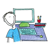computer whiz boy