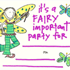 fairy party invite