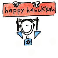 hanukkah hold up girl