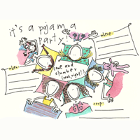 pajama party invite