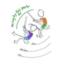 swingin` high party invite